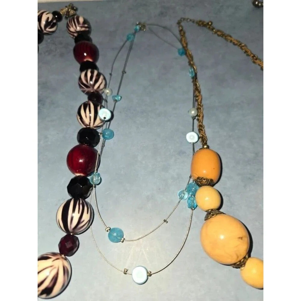 Costume Necklace Jewelry Lot of 6 (SG-20)